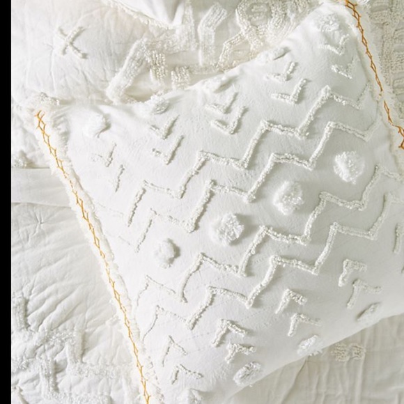 Anthropologie Other - Anthropologie cidra tufted chenille Eurosham new